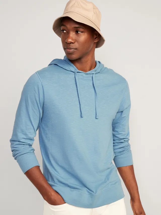 Old Navy Men's Dynamic Fleece Textured Rib-Knit Short-Sleeve Pullover Hoodie - - Size L