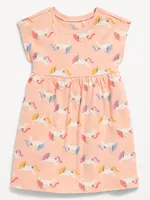 Dolman-Sleeve Fit & Flare Dress for Toddler Girls