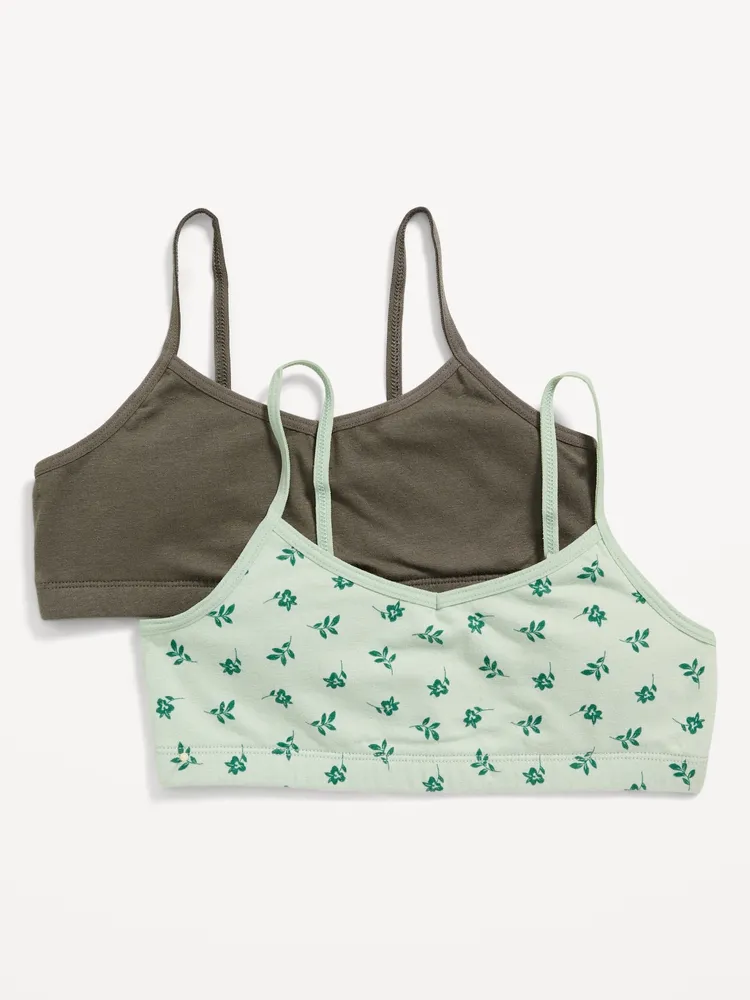 Old Navy Jersey-Knit Cami Bra 2-Pack for Girls