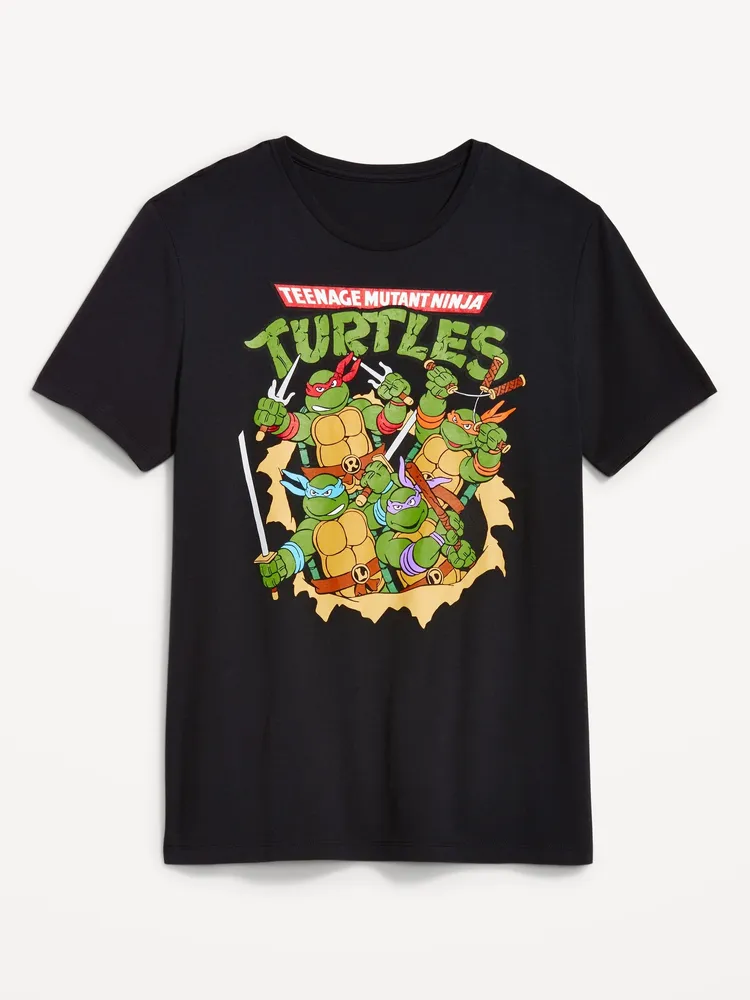 Teenage Mutant Ninja Turtles TMNT Black Short Sleeve T-Shirt Adult