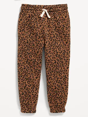 Unisex Cinched-Hem Jogger Sweatpants for Toddlers