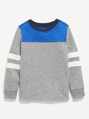 Long-Sleeve Color-Block T-Shirt for Toddler Boys