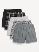 5-Pack Soft-Washed Boxer Shorts - 3.75-inch inseam
