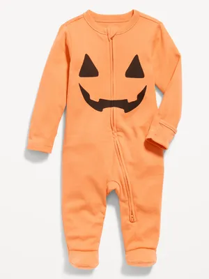 Unisex 2-Way-Zip Sleep & Play Footed One-Piece for Baby