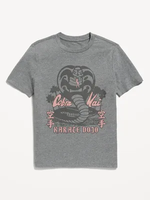 Gender-Neutral Cobra Kai Graphic T-Shirt for Kids