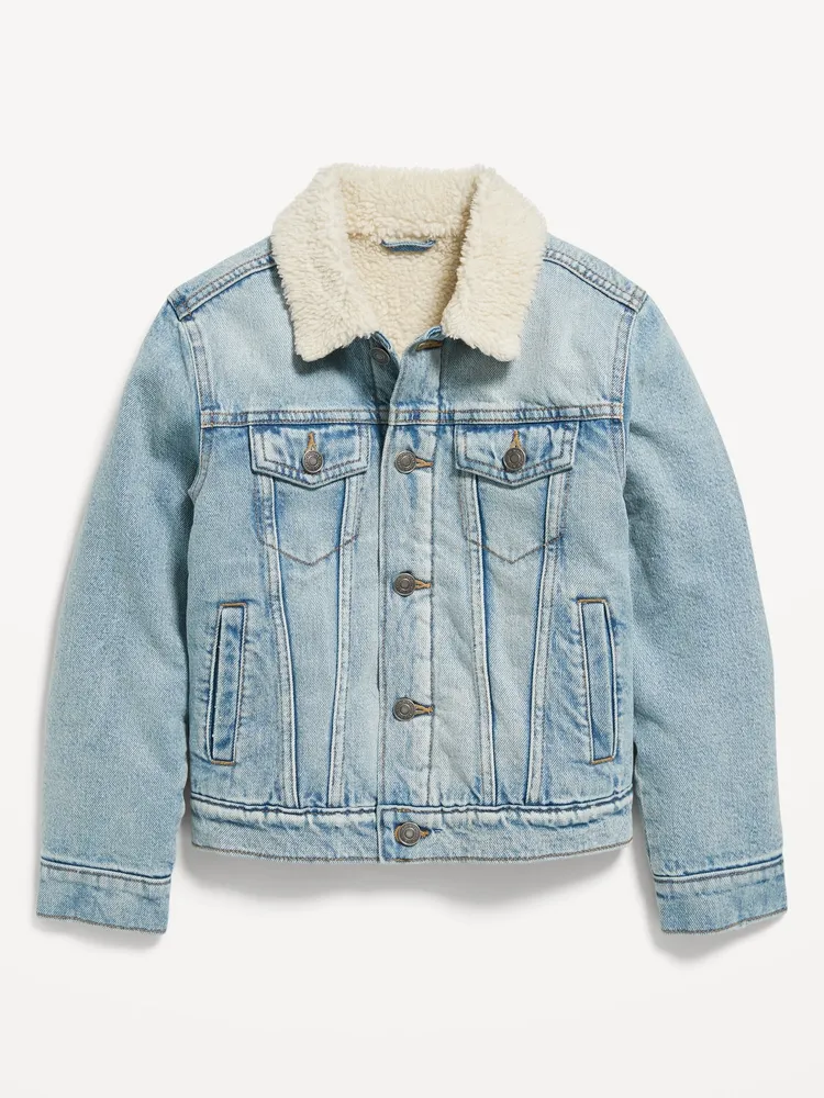 Lined Denim Jacket - Light denim blue - Men