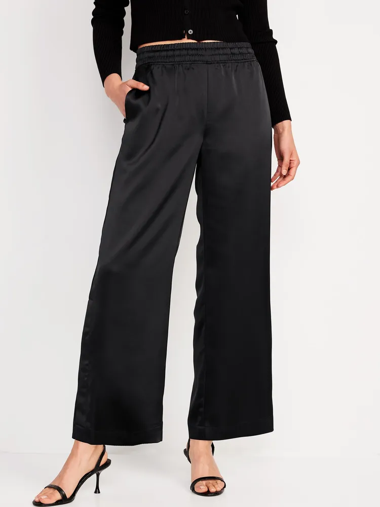 MidRise SideStripe PullOn Track Pants for Women  Old Navy  Pants for  women Pants Womens fashion edgy