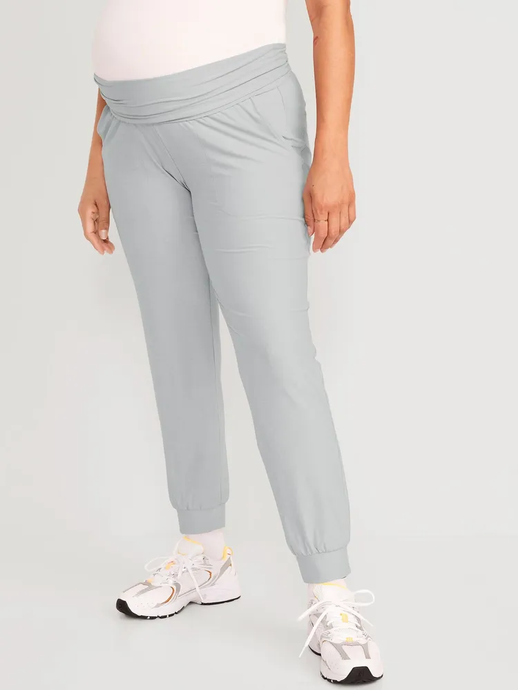 Old Navy Maternity Cloud 94 Soft Rollover-Waist Jogger Pants