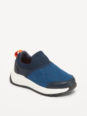 Chunky Quilted Slip-On Sneakers for Toddler Boys