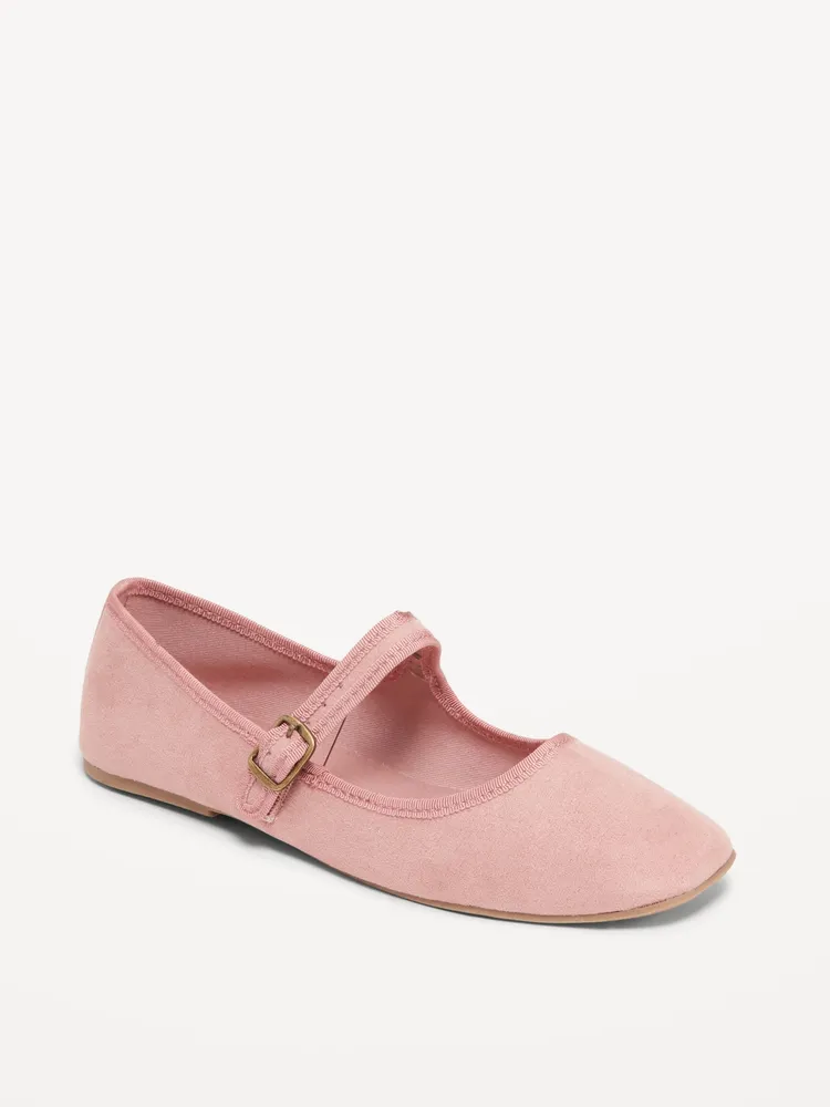 Old Navy Faux-Suede Ballet Flat Shoes for Girls