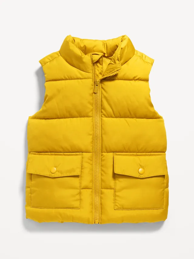 Unisex Solid Frost-Free Puffer Vest for Toddler