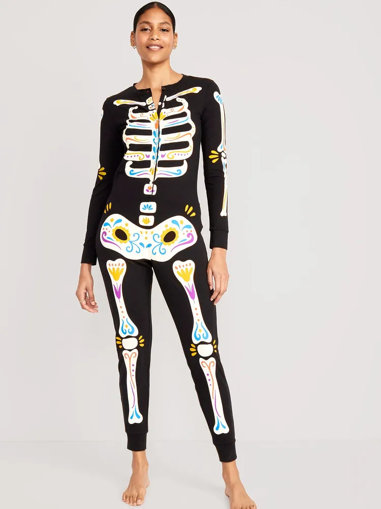 Old Navy Matching Halloween One-Piece Pajamas for Women