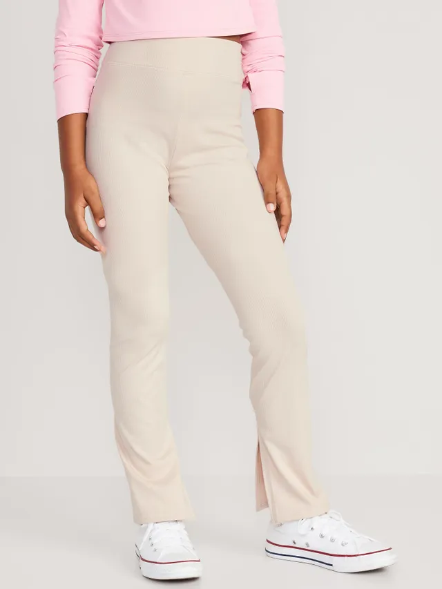 Old Navy High-Waisted Full-Length Side-Split Ribbed Leggings for