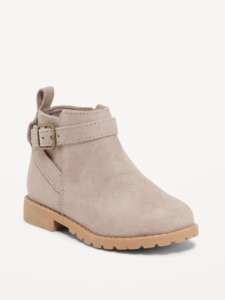 toddler faux suede boots