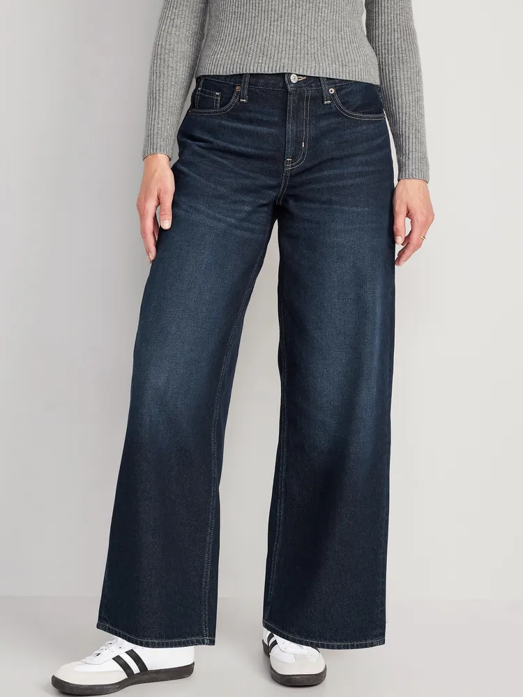 Old Navy Women's High-Waisted Wide-Leg Jeans