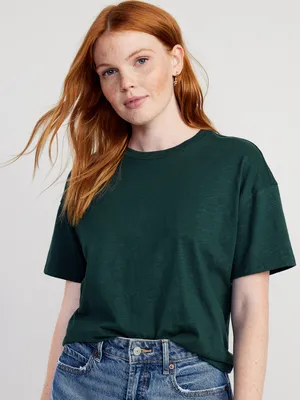 Vintage Slub-Knit T-Shirt for Women