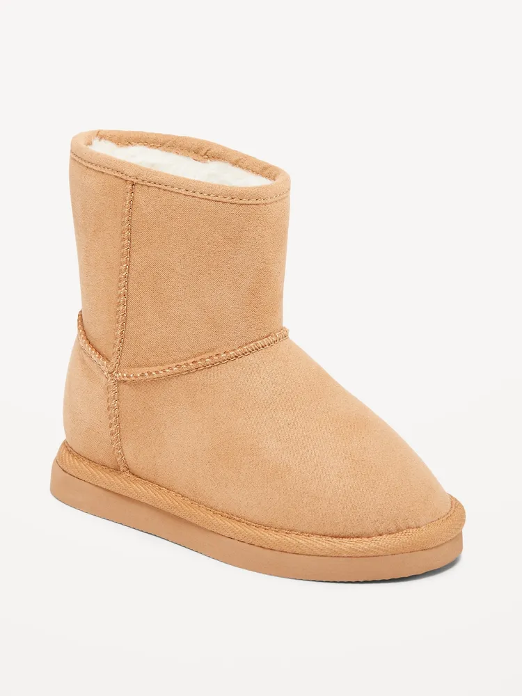 Faux-Fur-Lined Sherpa Boots