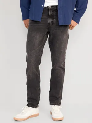 Relaxed Slim Taper Built-In Flex Dark Gray Jeans