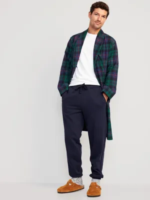 Matching Plaid Flannel Robe for Men