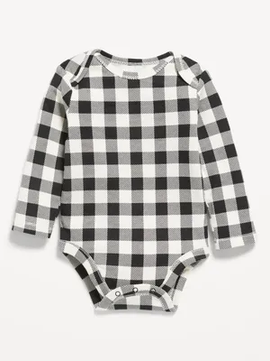 Unisex Long-Sleeve Printed Bodysuit for Baby