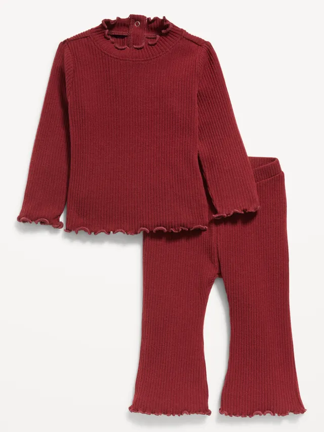 Old Navy Plush Cozy-Knit Top & Flare Pants Set for Baby