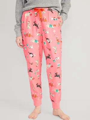 Matching Flannel Jogger Pajama Pants for Women