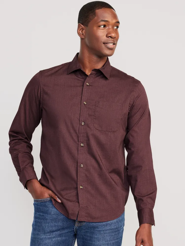 Regular-Fit Built-In Flex Everyday Shirt