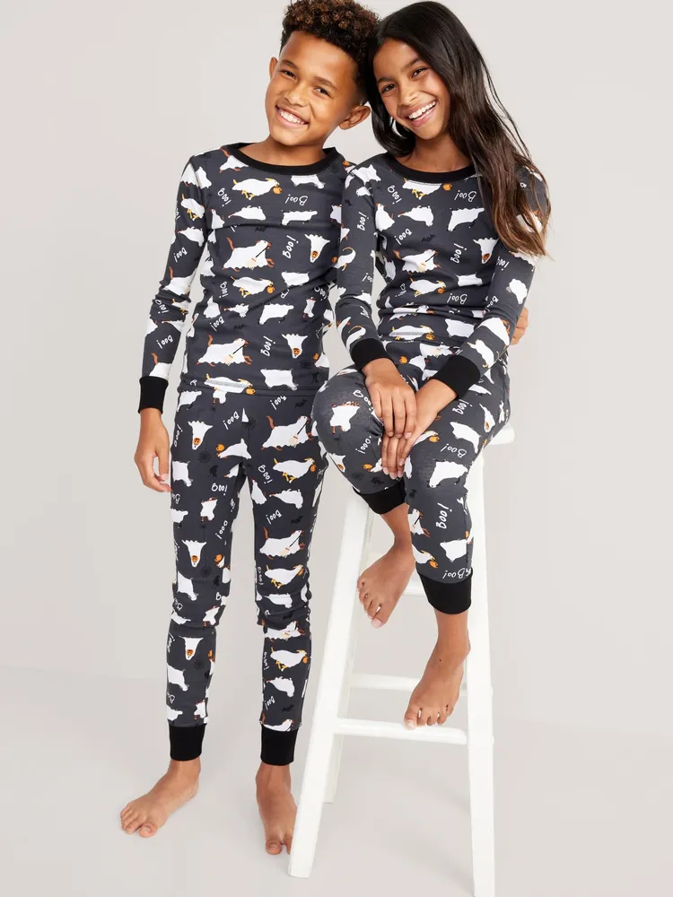 Old Navy Matching Gender-Neutral Printed Snug-Fit Pajama Set for
