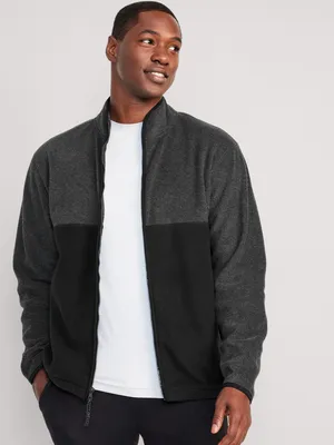 Oversized Micro-Fleece Zip Jacket for Men