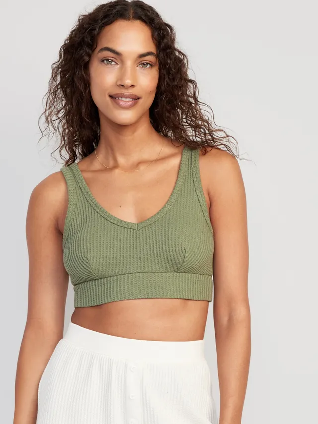 Old Navy Waffle-Knit Pajama Cami Bralette Top for Women