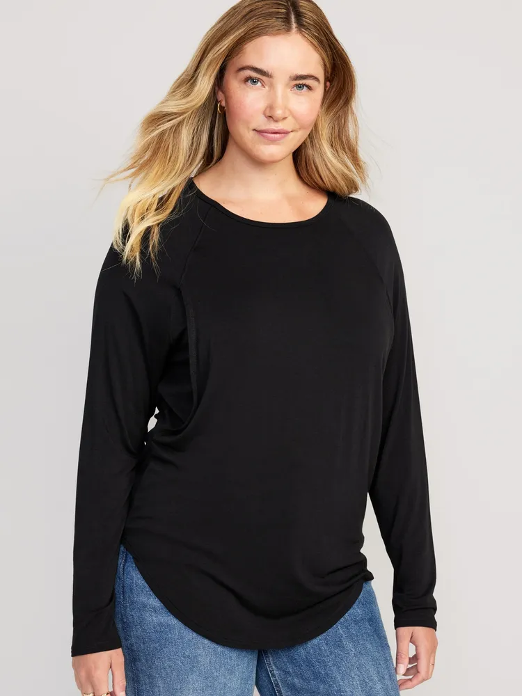 Maternity Cross-Front Nursing Sweatshirt