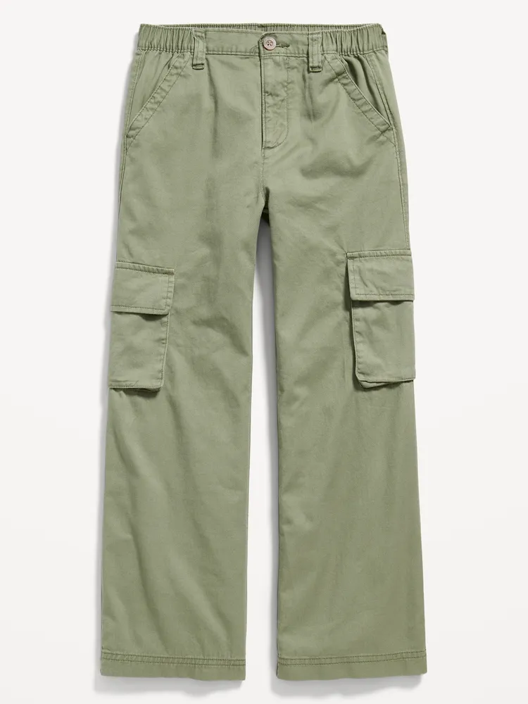 Old Navy Mid-Rise Wide-Leg Cargo Pants for Girls