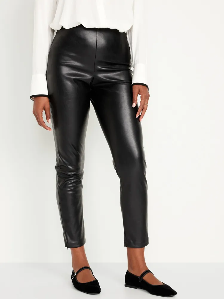 Old Navy Extra High-Waisted Faux Leather Pants