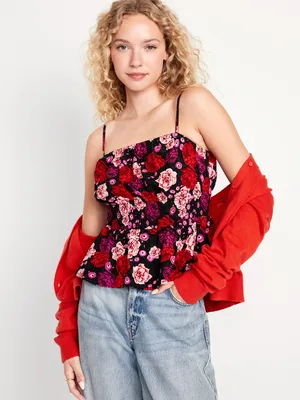 Floral Cami Top for Women