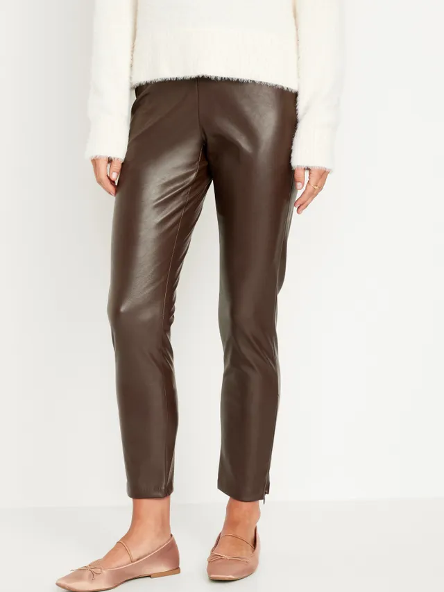Old Navy Extra High-Waisted Faux Leather Pants