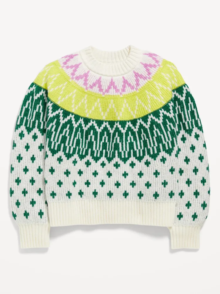 SoSoft Mock-Neck Pullover Sweater for Girls