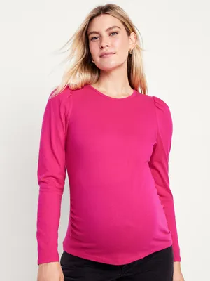 Maternity Puff Sleeve T-Shirt