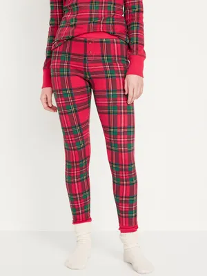 Waffle-Knit Pajama Leggings
