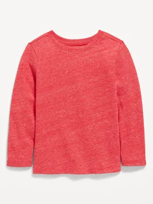 Unisex Long-Sleeve Slub-Knit T-Shirt for Toddler