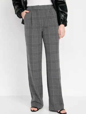 Extra High-Waisted Taylor Trouser Wide-Leg Pants