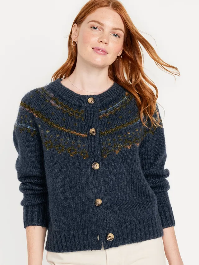 Lauren Ralph Women's Fair Isle Wool-Blend Crewneck Sweater, Regular and  Petite