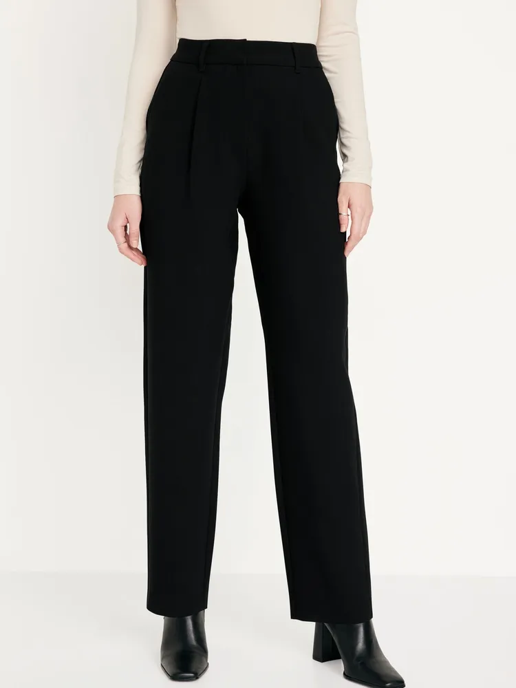 Extra High-Waisted Taylor Trouser Straight Pants