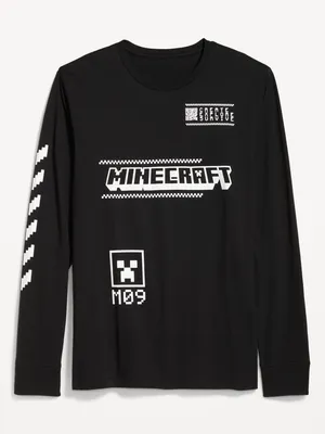 Minecraft Gender-Neutral Long-Sleeve T-Shirt for Adults