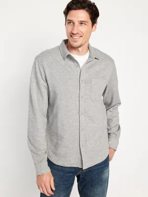 Cozy-Knit Pocket Shirt