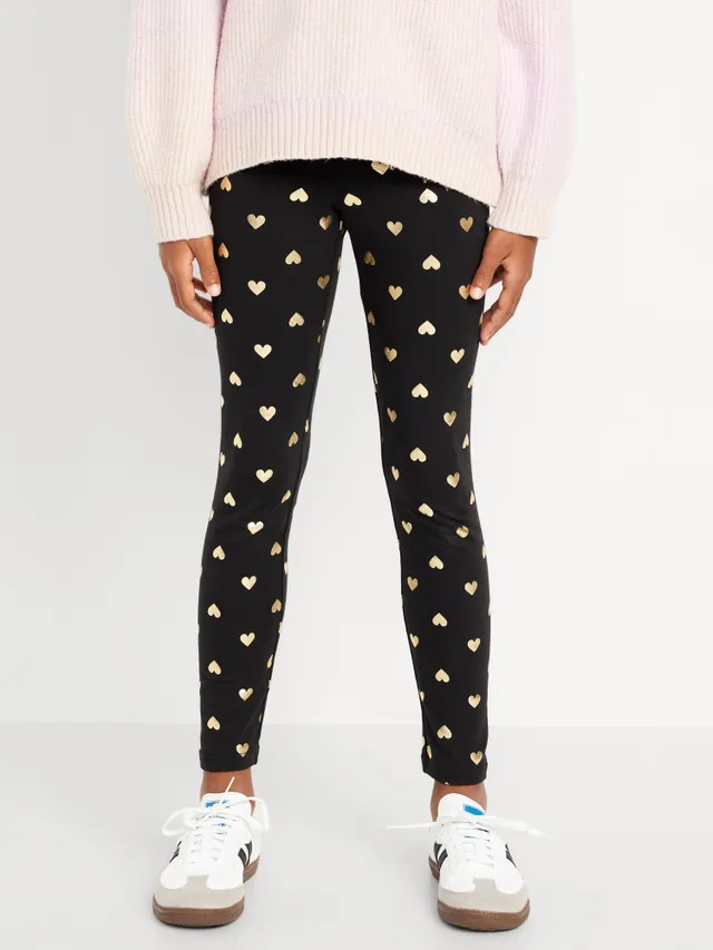 Old Navy Printed Built-In Tough Full-Length Leggings for Girls