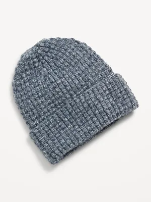 Gender-Neutral Waffle-Knit Beanie for Adults