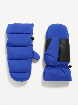Water-Resistant Puffer Snow Mittens for Men