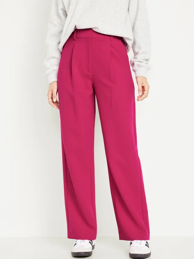 Extra High-Waisted Taylor Trouser Straight Pants