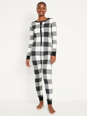 Thermal-Knit Pajama One-Piece