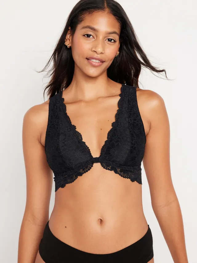 Old Navy Lace Front-Close Bralette Top for Women